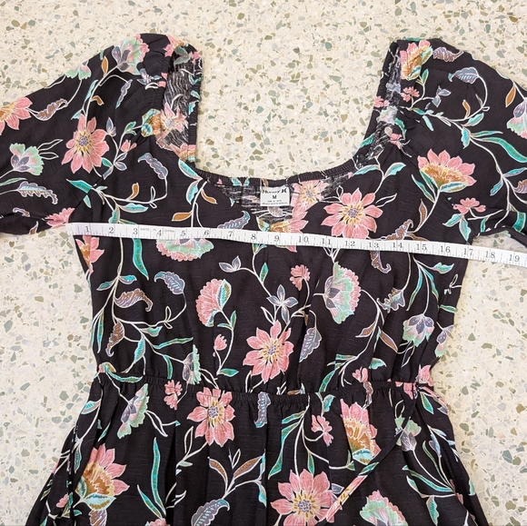 Hurley Floral Black Dress - Picture 6 of 8